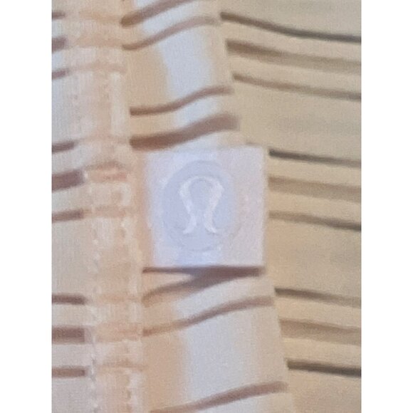 Lululemon Meet Halfway Tank *Striped Butter Pink Size 6 - Picture 5 of 9